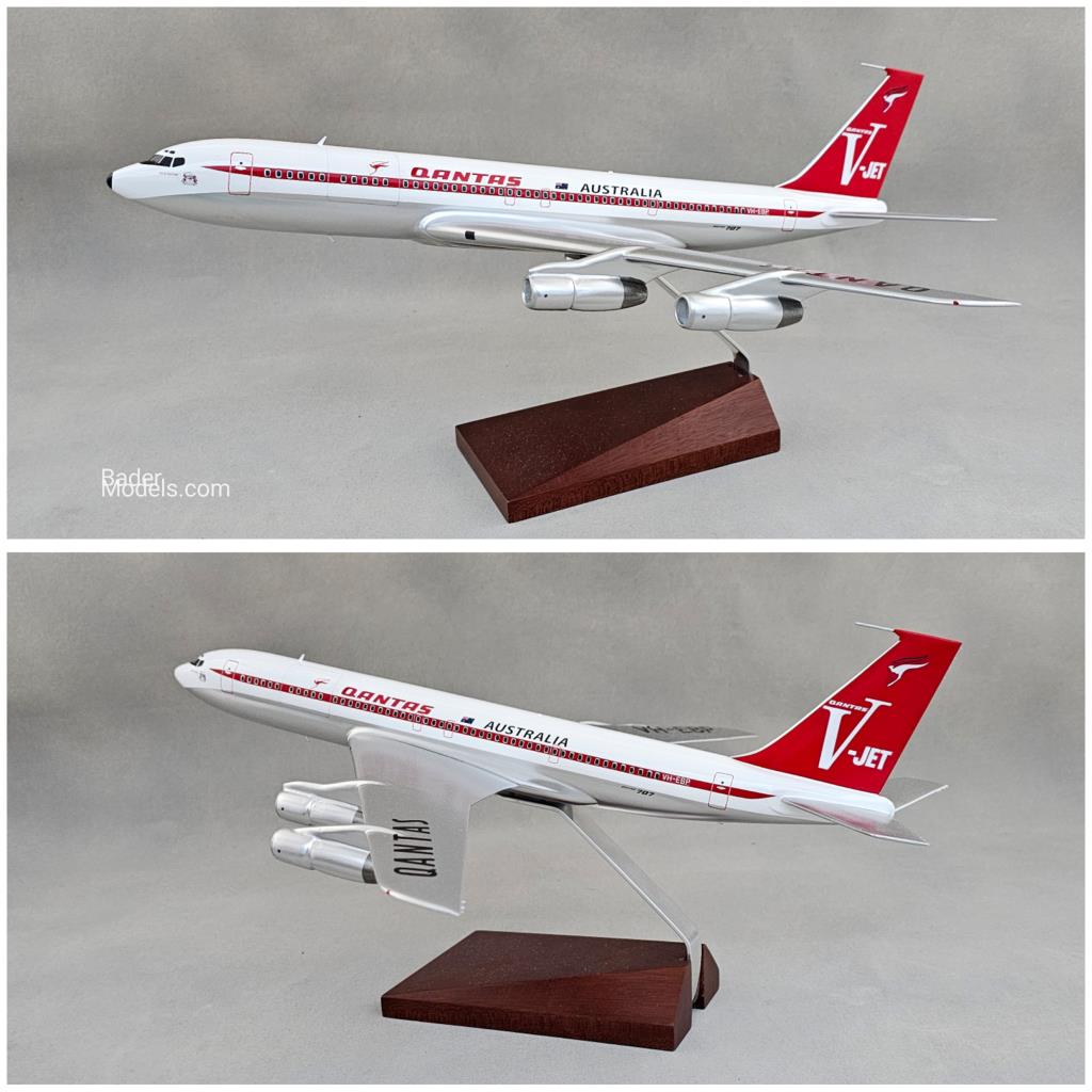 Qantas - B707-338C - (1:72)